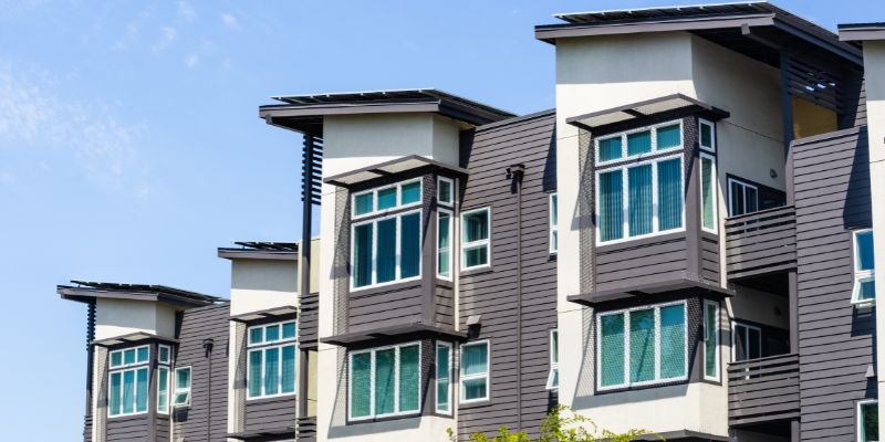 A modern multifamily property - 3 Advantages To Investing In Multifamily Properties - ECF