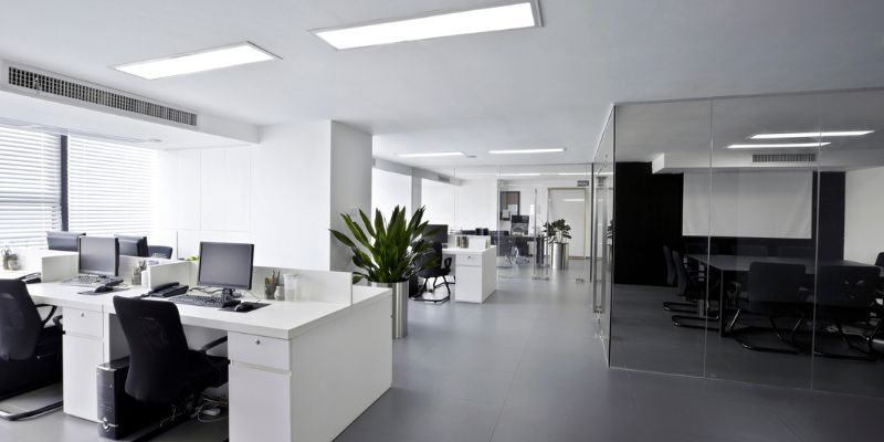 A modern office space used for commercial real estate investment - Express Capital Financing