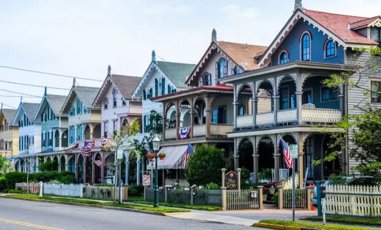 New Jersey properties with flags outside - Rental Loans - Express Capital Financing