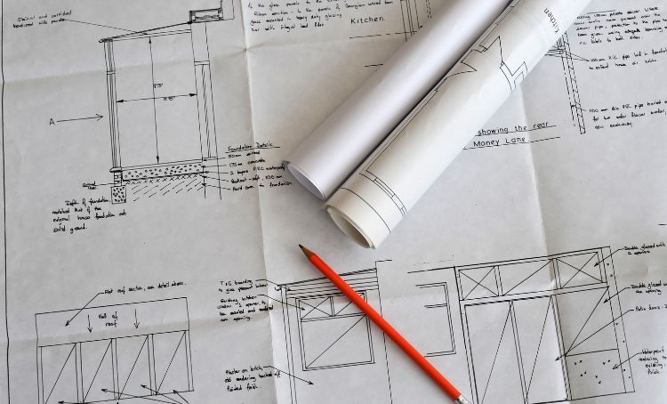 A ground up construction design blueprints - Express Capital Financing