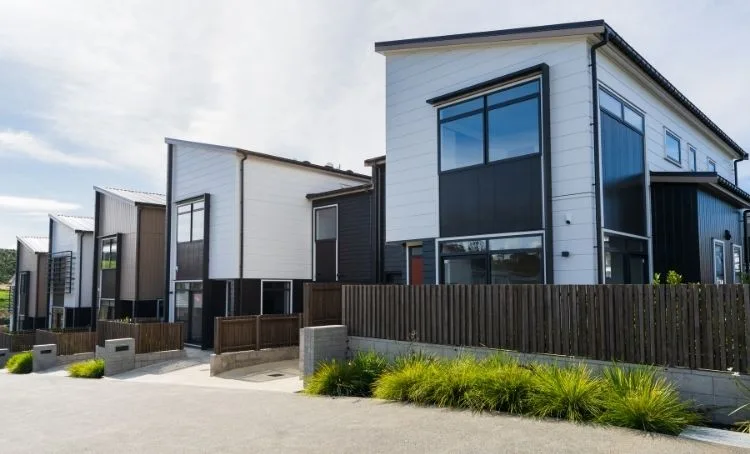 A street of modern properties that have been fix and flipped - Express Capital Financing
